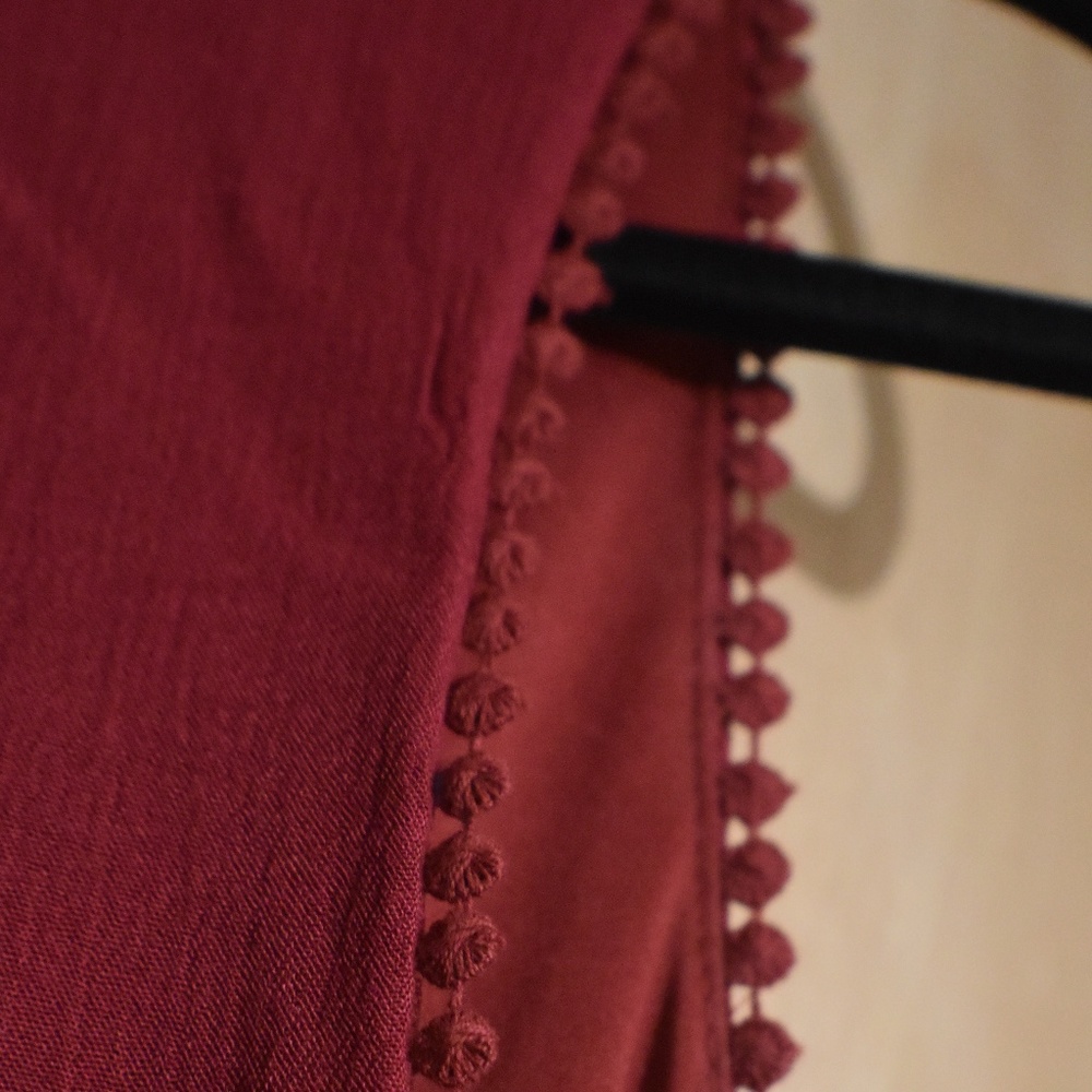 CABERNET RED SLEEVELESS DRESS - Picture 2 of 5